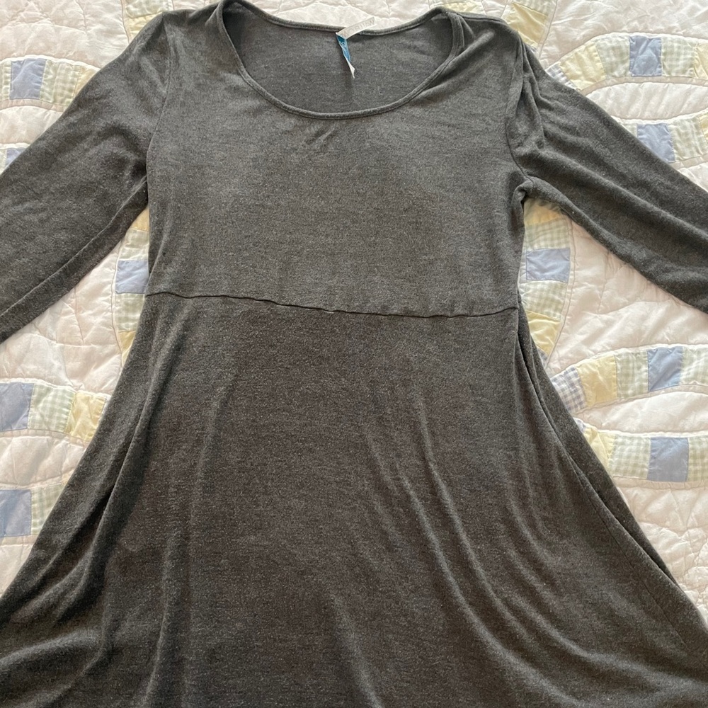 Wallflower fleece grey skater dress size xl